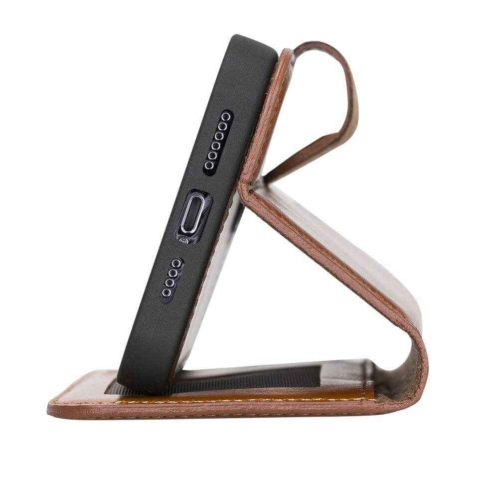 Bayelon iPhone 13 Pro Max Leather Detachable Wallet Case
