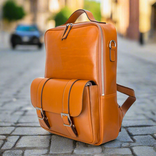 The Perfect Everyday Bag: Classic Briefcase and Leather Backpack