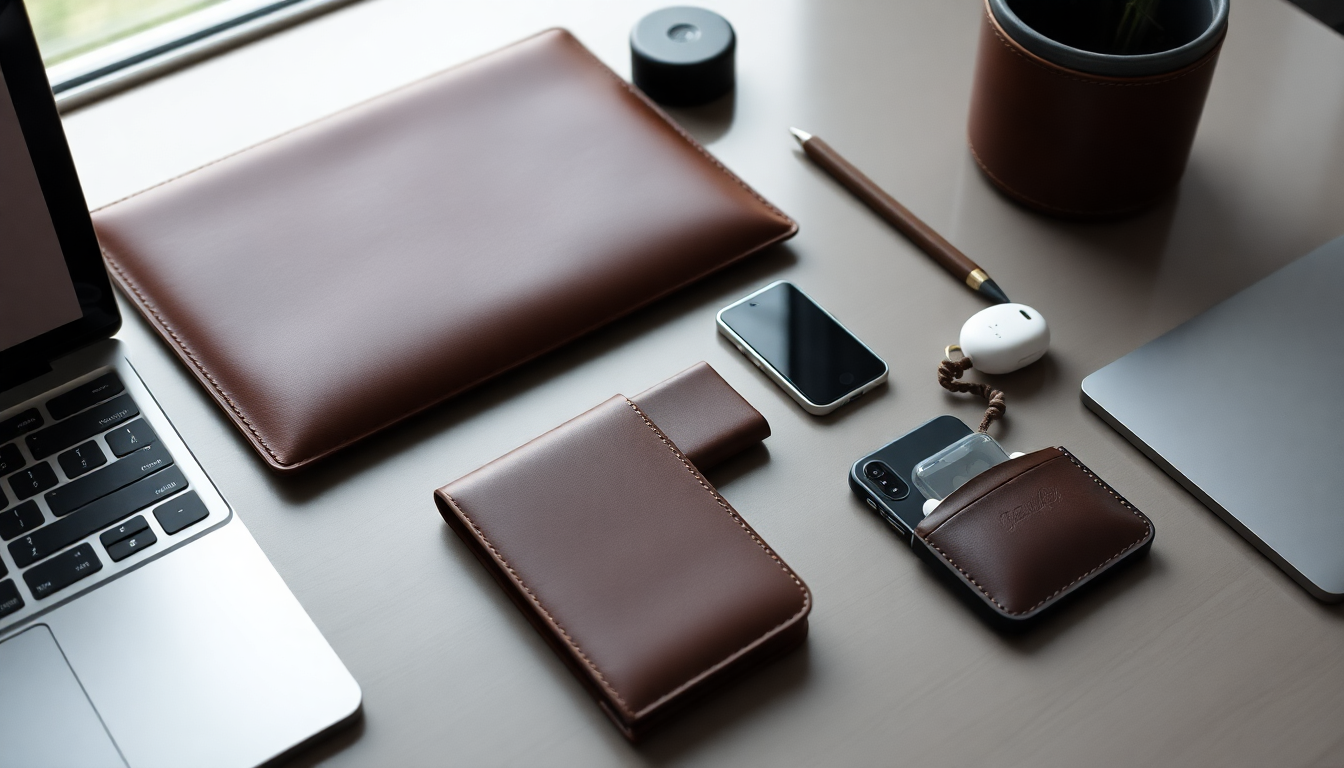Upgrade Your Tech Style with Bayelon's Leather Accessories