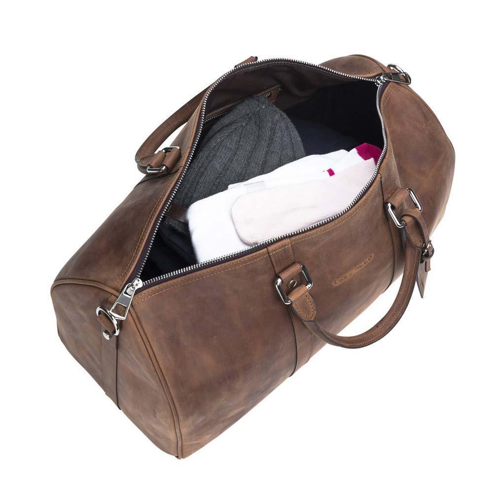 Bayelon Caira Leather Weekend Duffle Bag - Elegant & Spacious