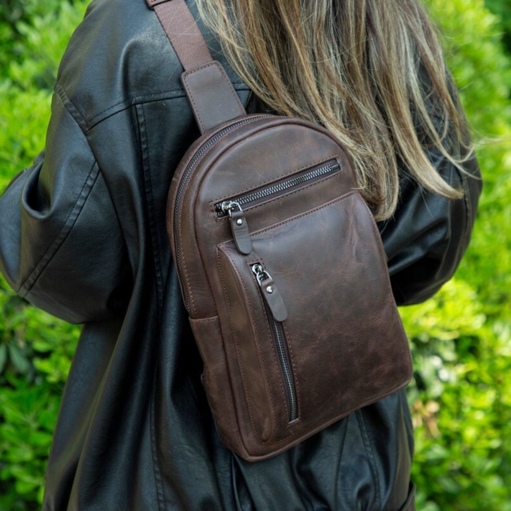 Bayelon Blake Genuine Leather Crossbody Bag