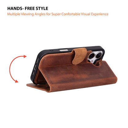 UnBranded Magic iPhone 17 Leather Detachable Wallet Case