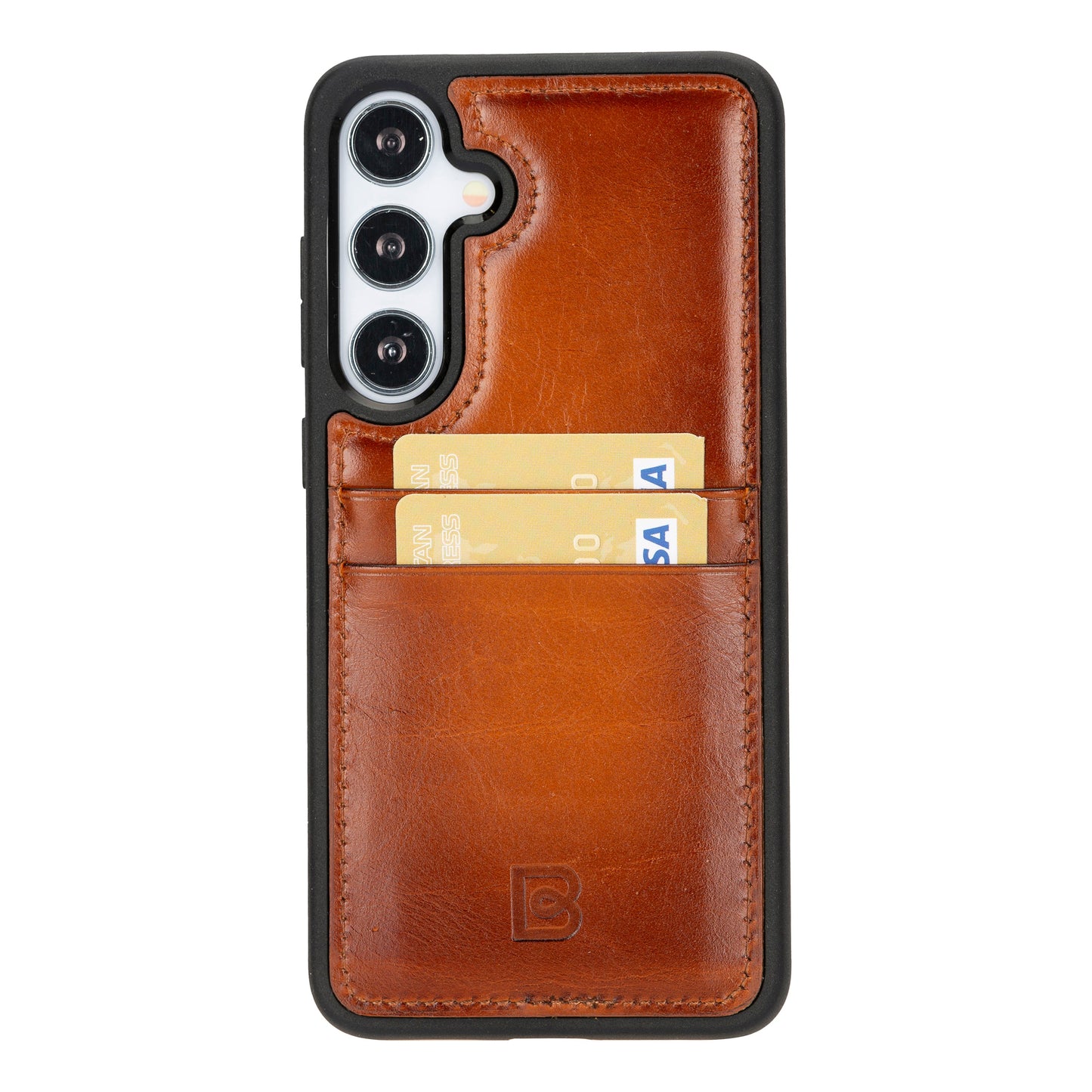 Bouletta Genuine Leather Samsung Galaxy S25 Plus Case with Card Holder