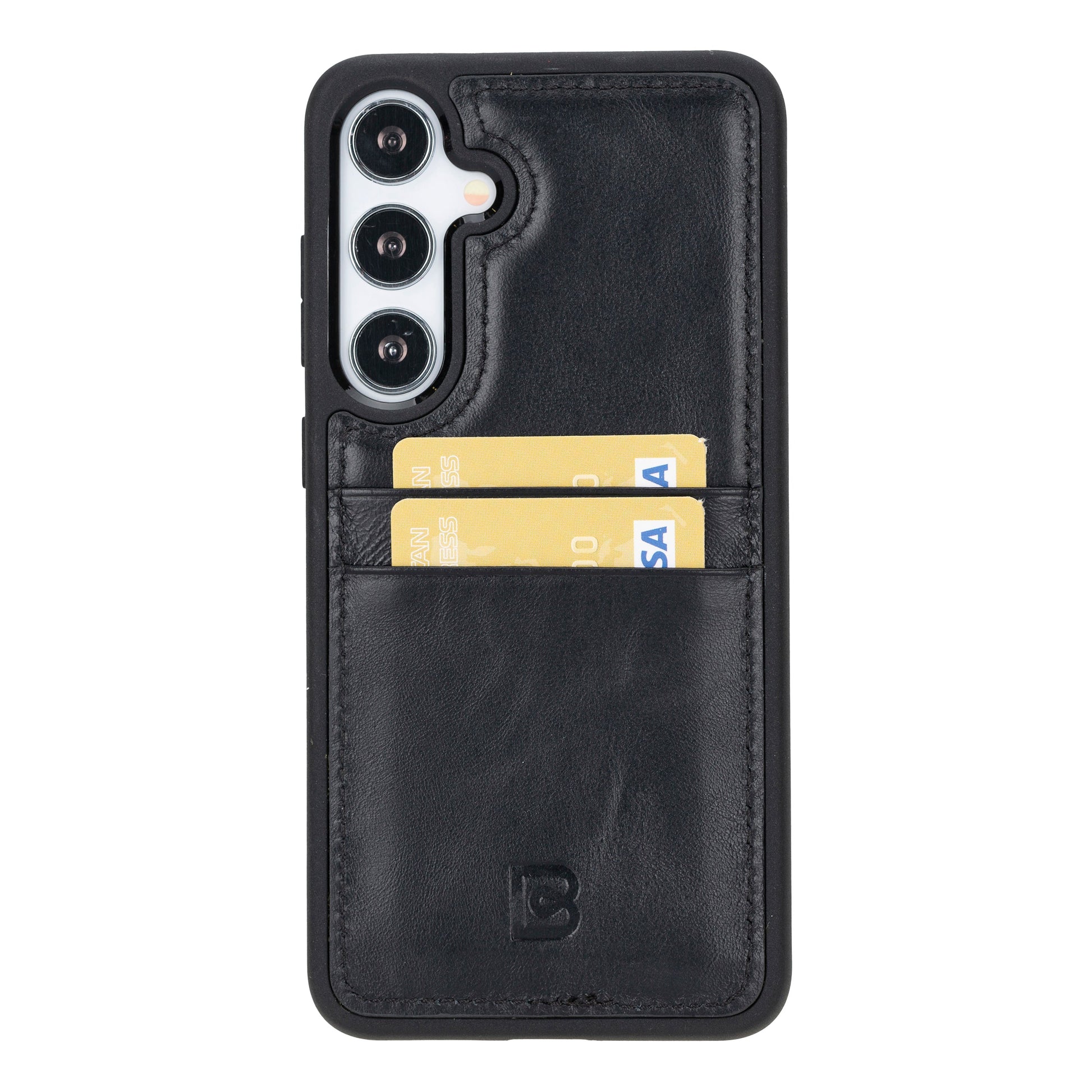 Bouletta Genuine Leather Samsung Galaxy S25 Plus Case with Card Holder