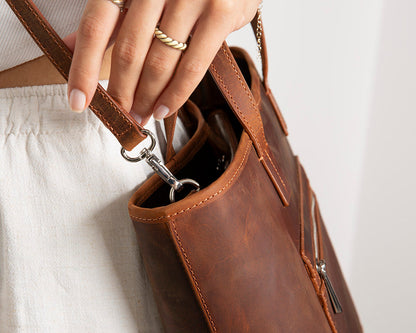 UnBranded Valetto Leather Tote Bag
