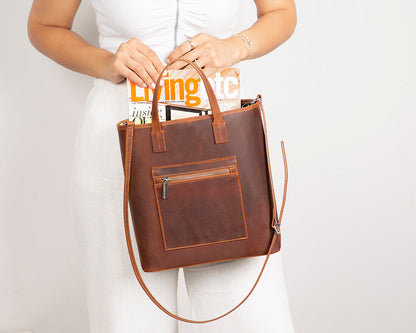 UnBranded Valetto Leather Tote Bag