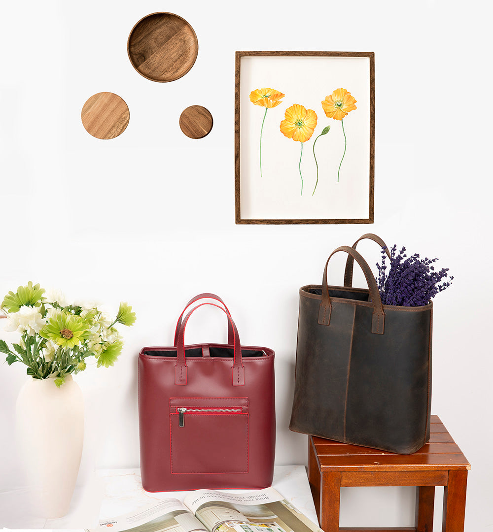 UnBranded Valetto Leather Tote Bag