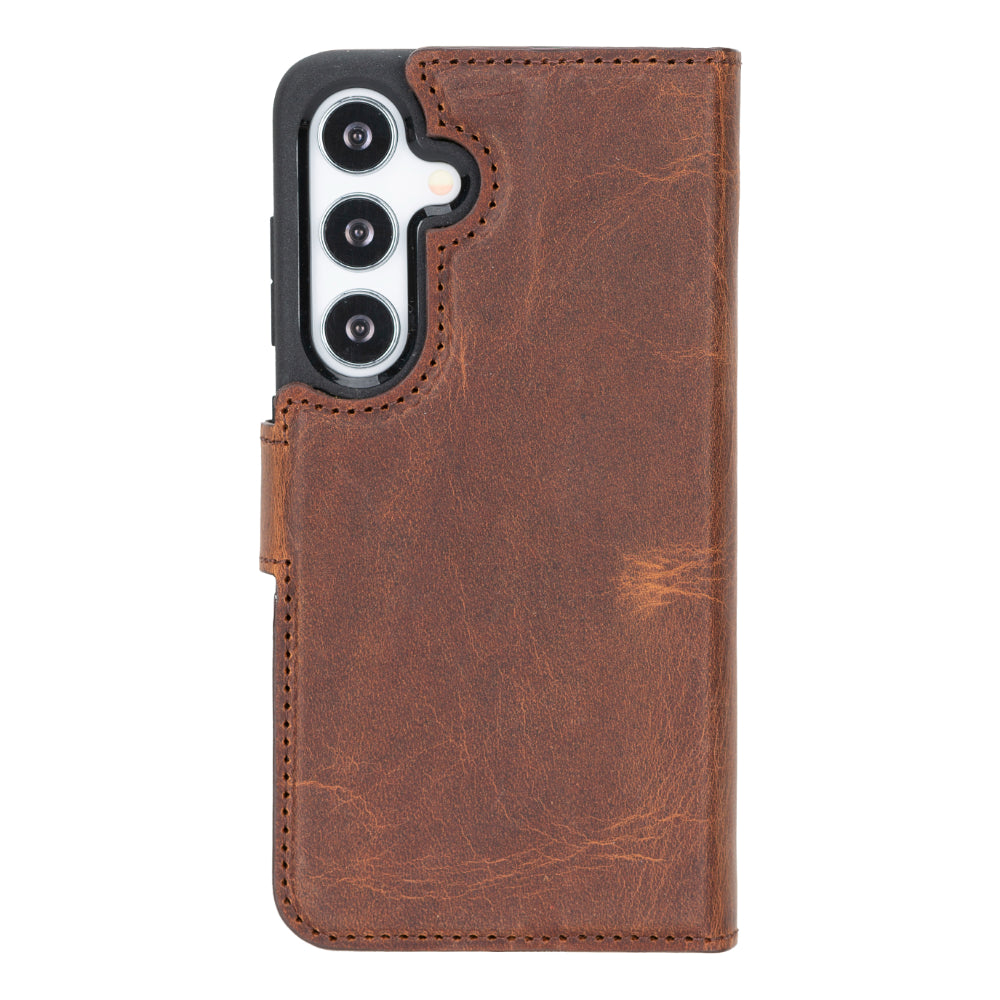 Bayelon Magic Samsung Galaxy S25 Detachable Leather Wallet Case