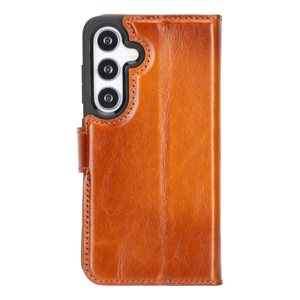 Bayelon Magic Samsung Galaxy S25 Detachable Leather Wallet Case