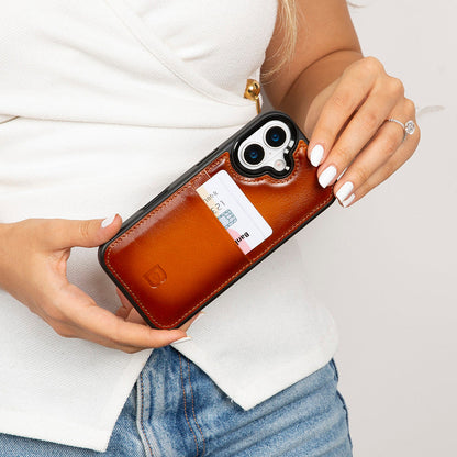 Bouletta Flex Cover Leather iPhone 17 Case with Card Holder
