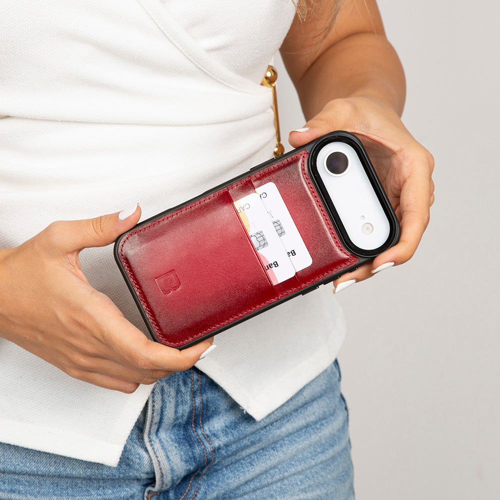 Bouletta Flex Cover Leather iPhone 17 Air Case with Card Holder