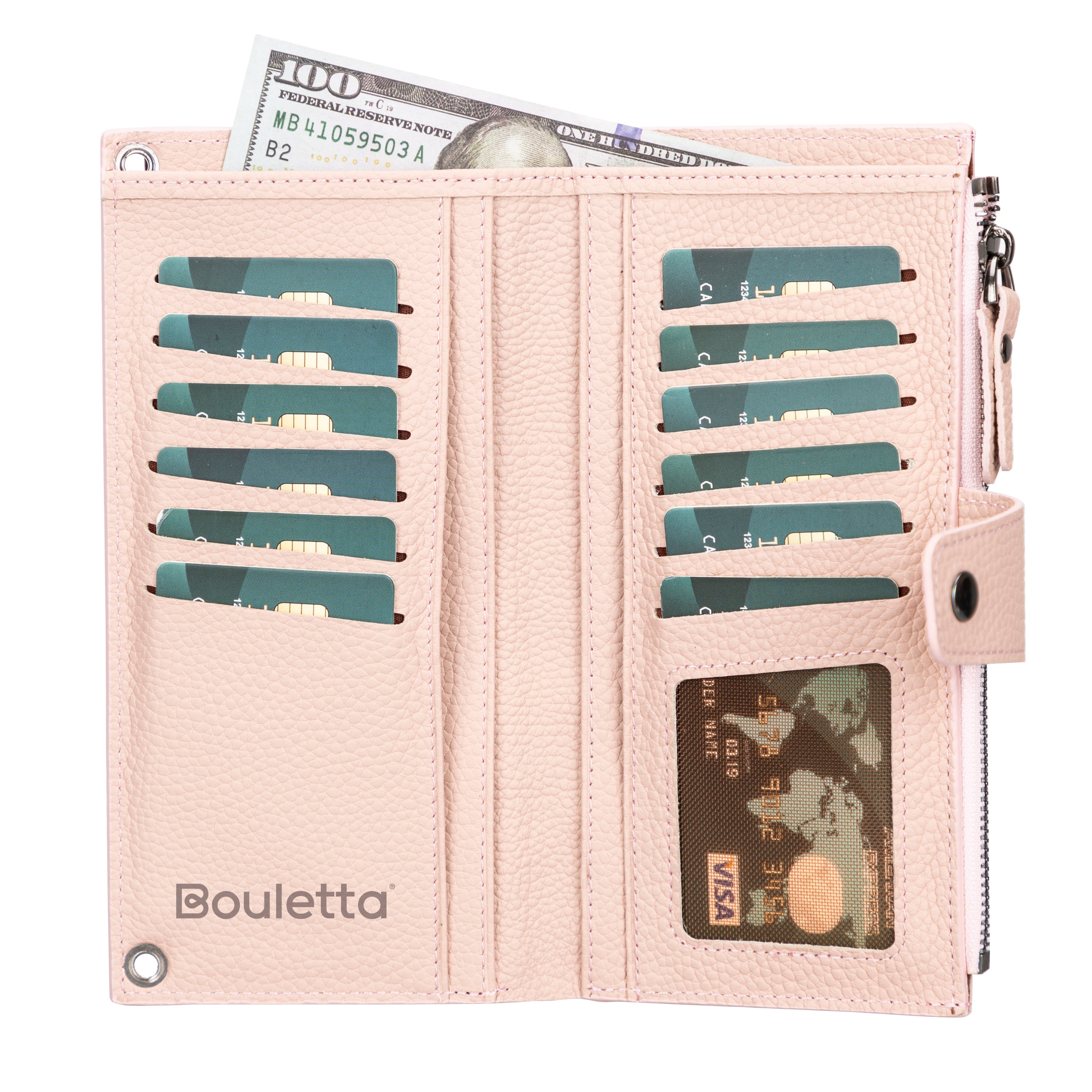 Bayelon Nexora Strap Leather Wallet for Modern Women