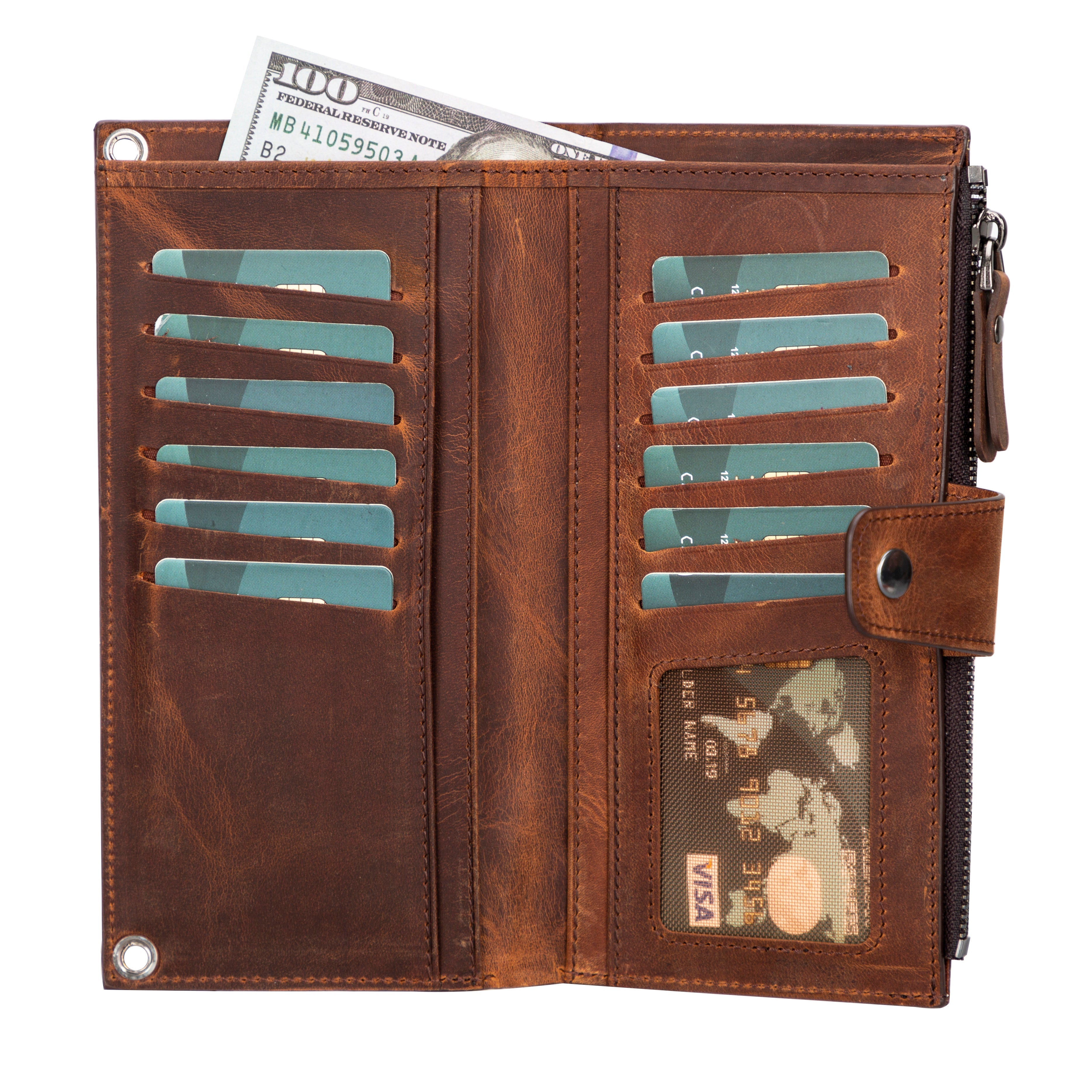 Bayelon Lozan Strap Leather Wallet for Modern Women