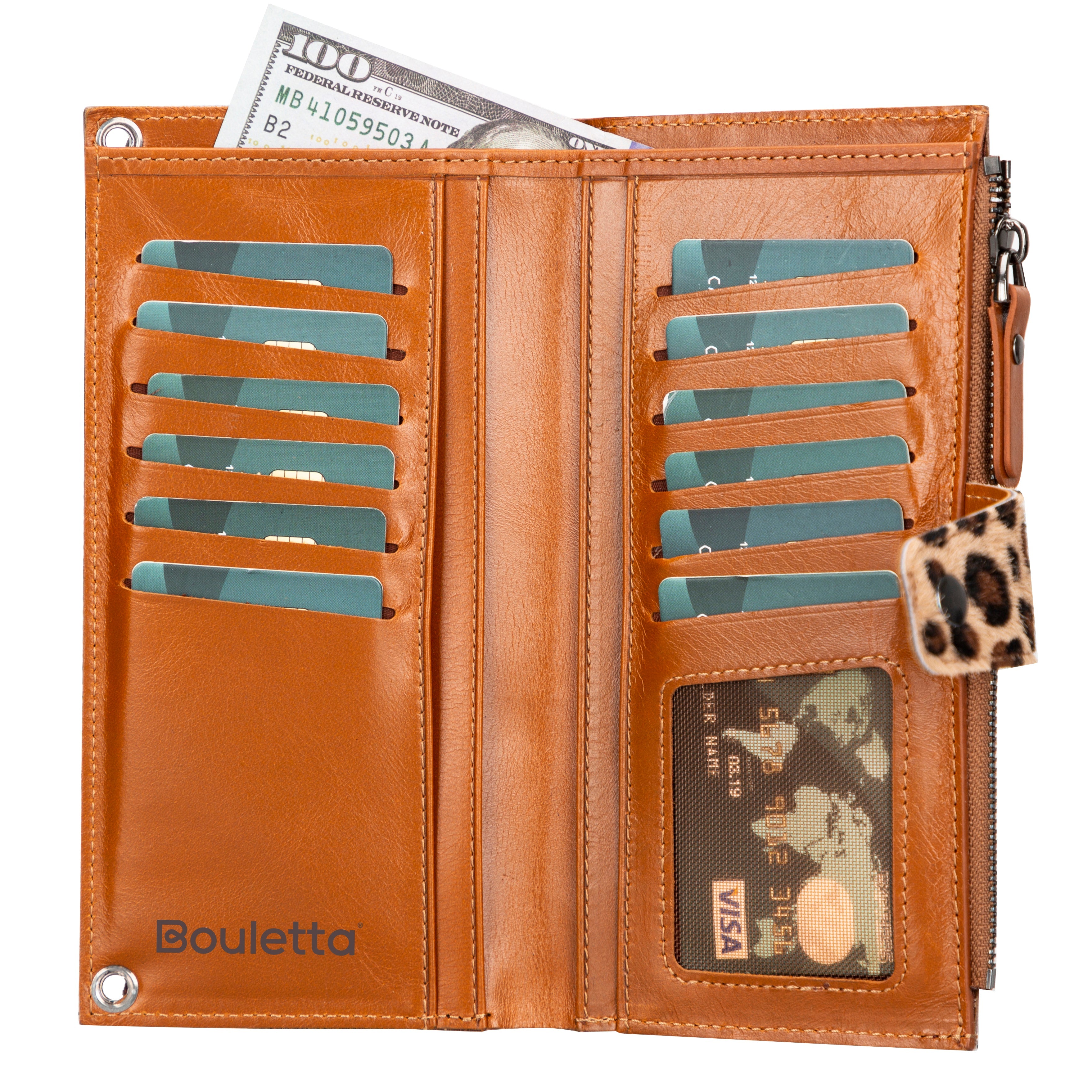 Bayelon Nexora Strap Leather Wallet for Modern Women