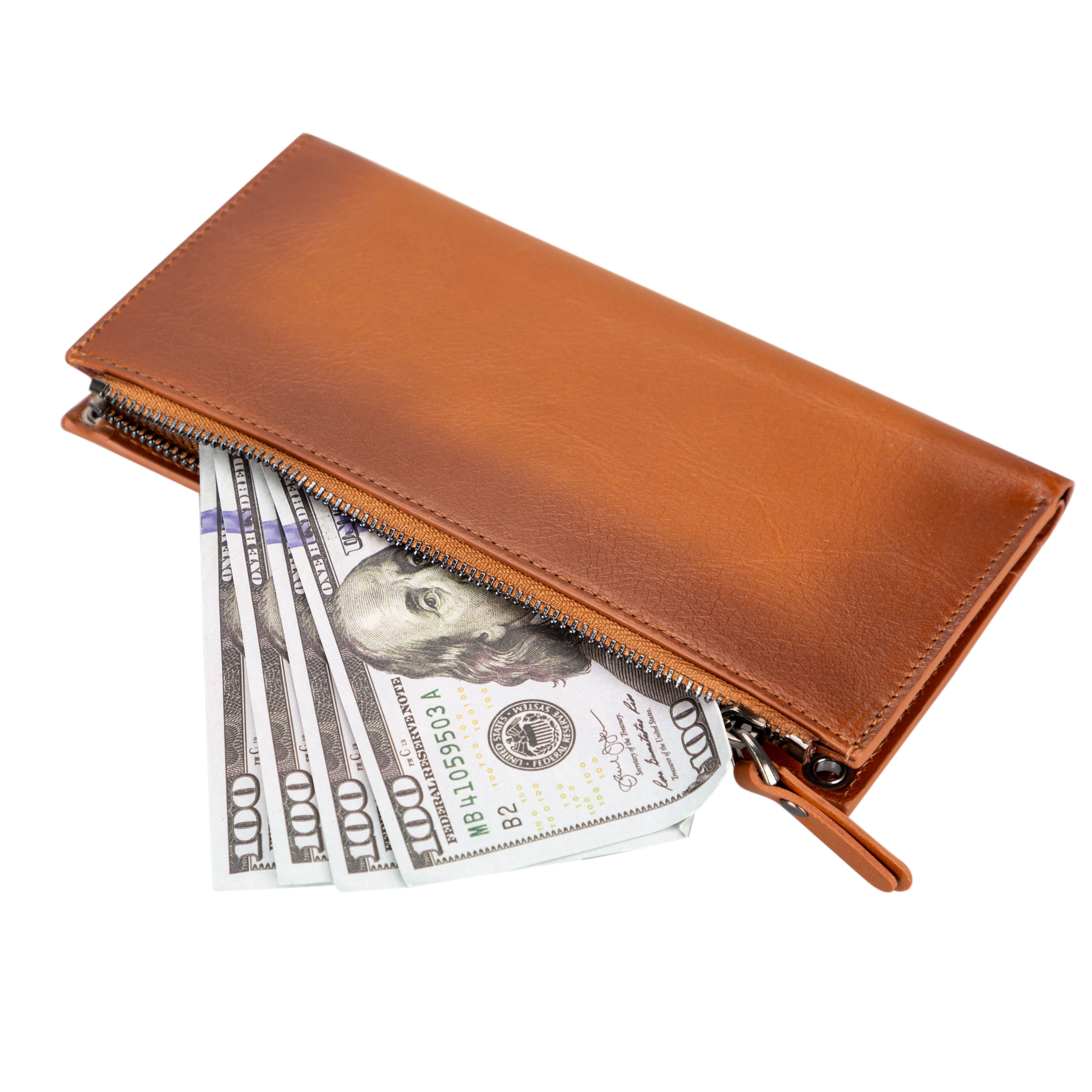 Bayelon Nexora Strap Leather Wallet for Modern Women