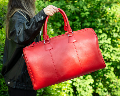 Bouletta Dolly Leather Weekend Duffle Bag