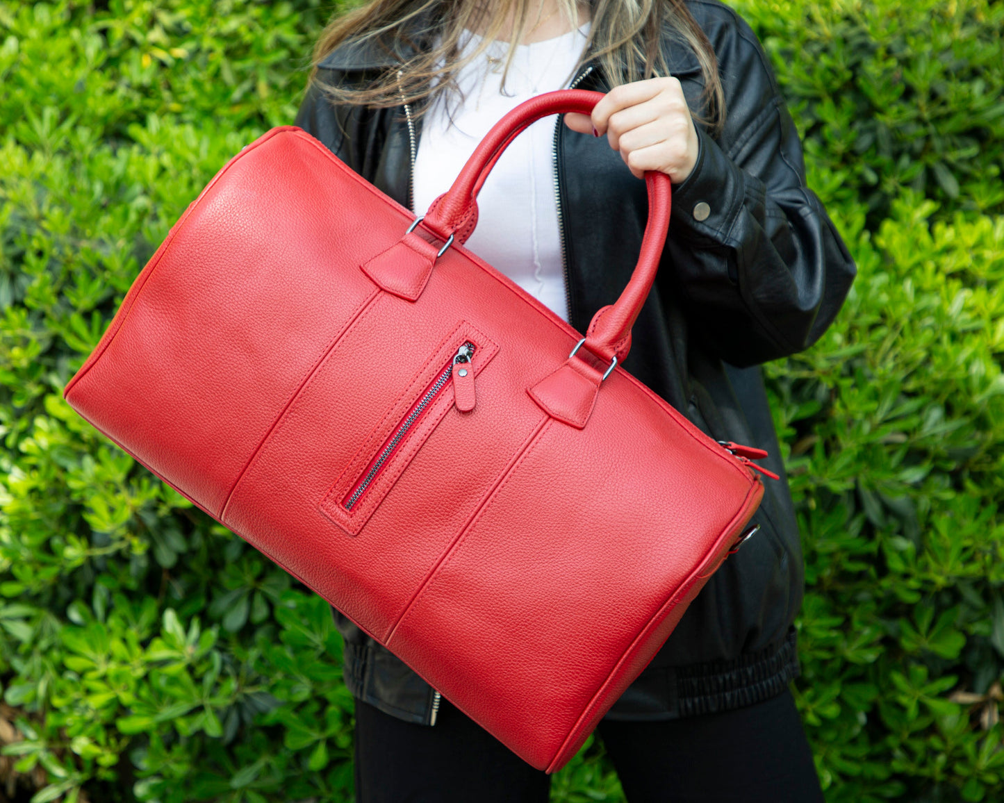 Bouletta Dolly Leather Weekend Duffle Bag