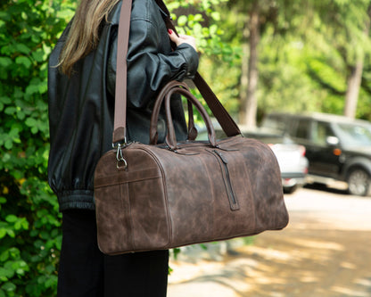 Bouletta Dolly Leather Weekend Duffle Bag