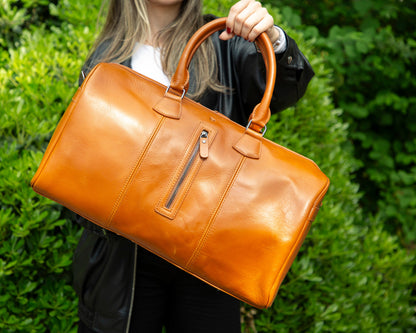 Bouletta Dolly Leather Weekend Duffle Bag