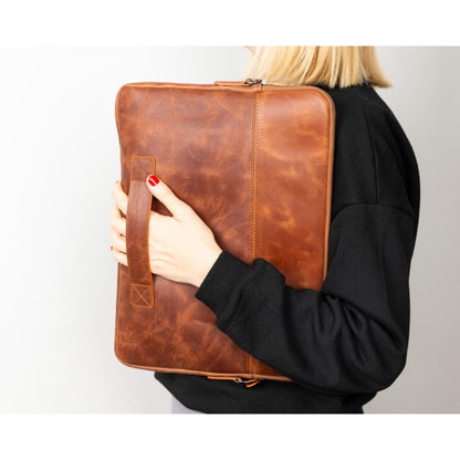 UnBranded Leeds Leather Laptop & Tablet Sleeve | Premium Quality