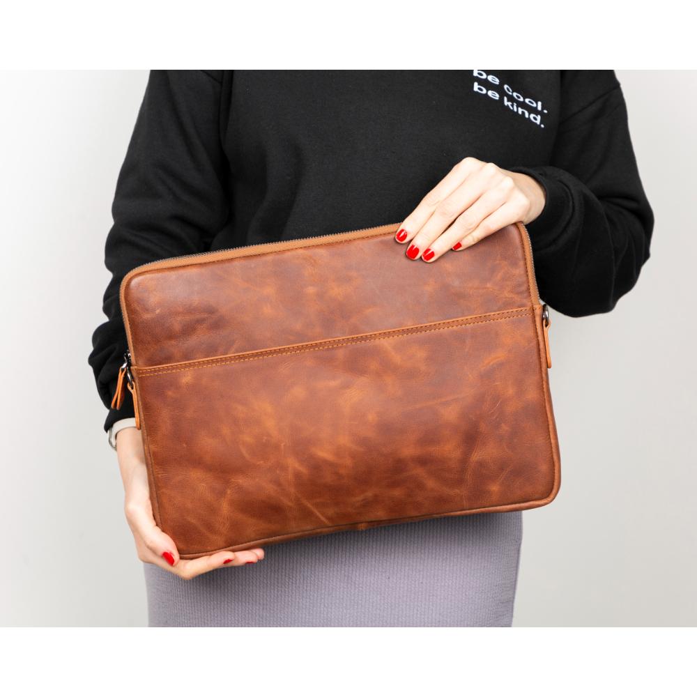 UnBranded Leeds Leather Laptop & Tablet Sleeve | Premium Quality