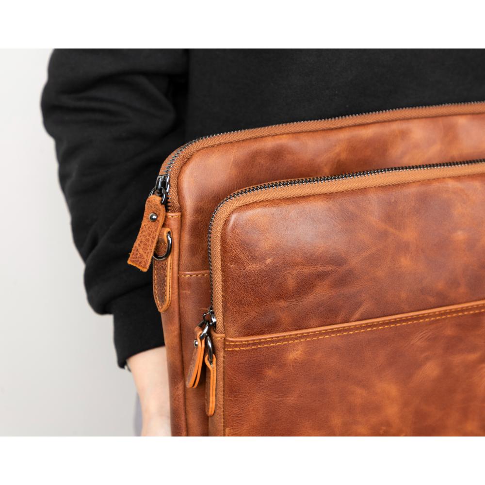 UnBranded Leeds Leather Laptop & Tablet Sleeve | Premium Quality