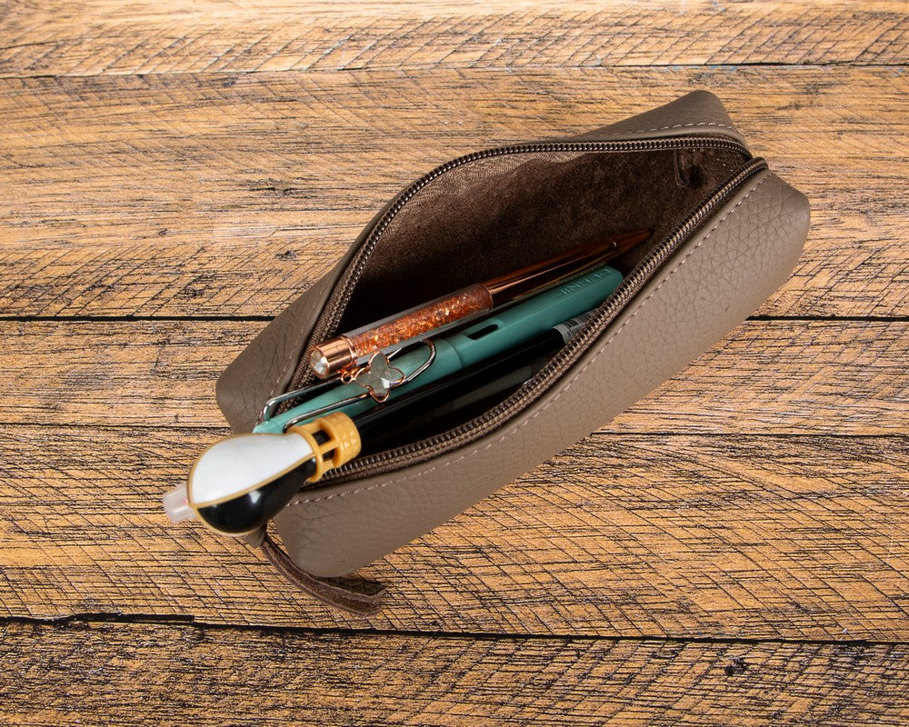 Bayelon Multibox Genuine Leather Pencil Case