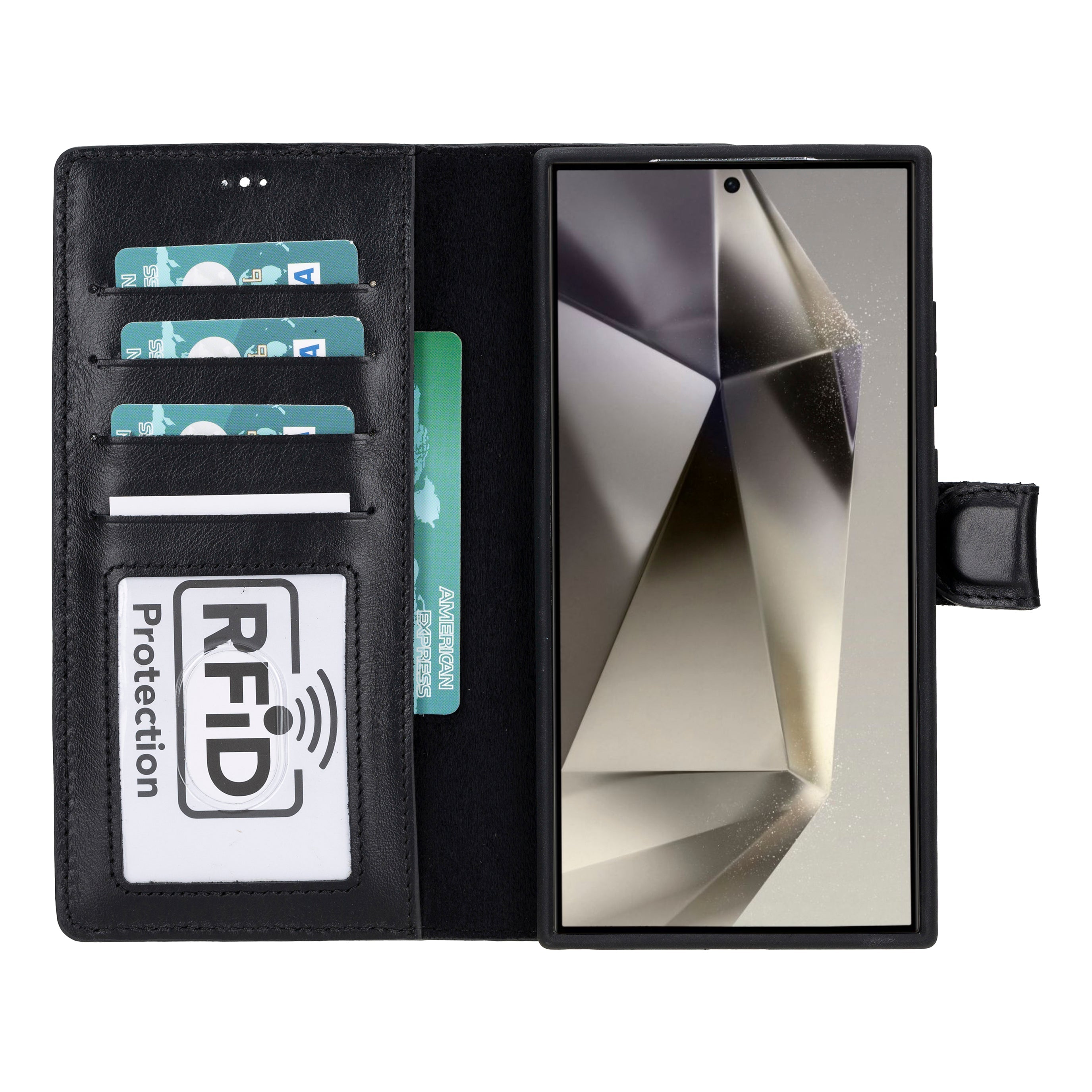 Bayelon Magic Samsung Galaxy S25 Ultra Leather Wallet Case