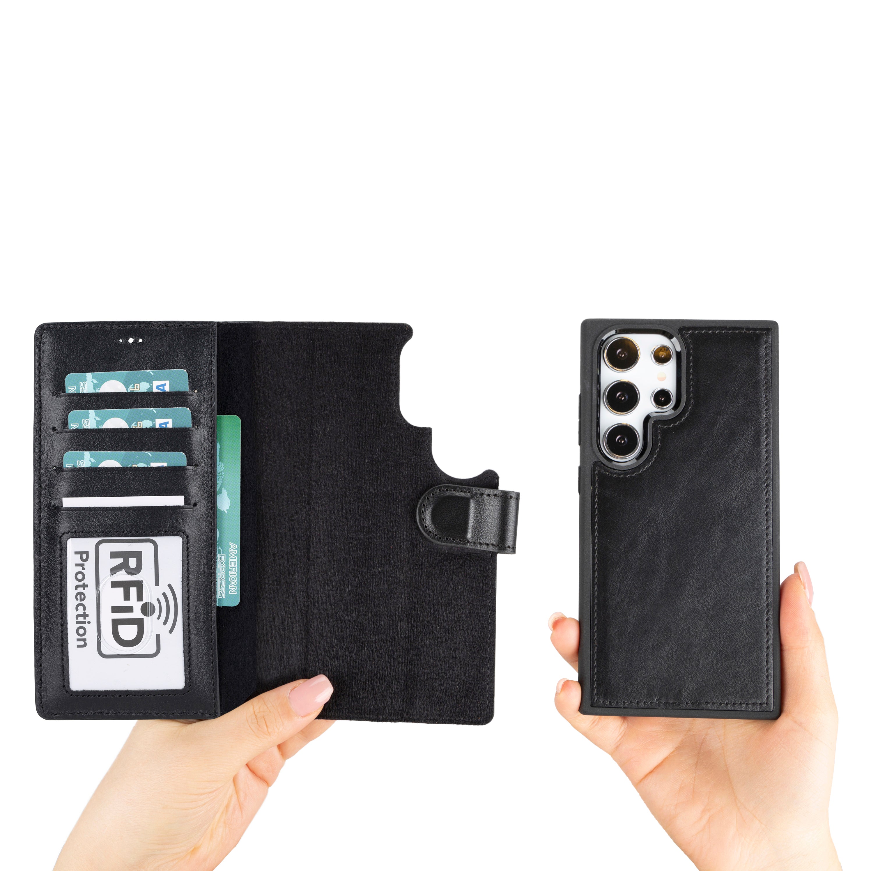 Bayelon Magic Samsung Galaxy S25 Ultra Leather Wallet Case