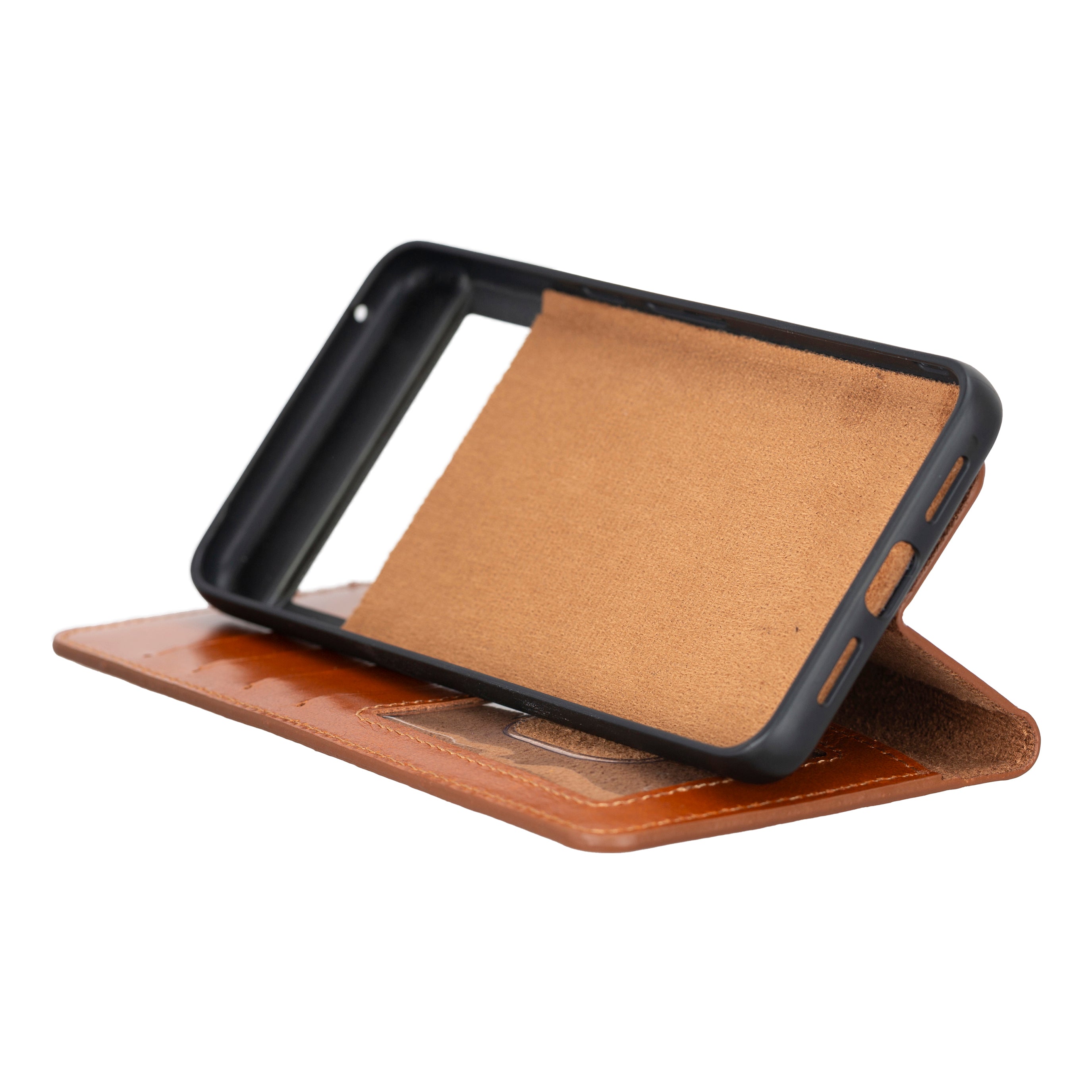 Bayelon Magic Google Pixel 8 Series Leather Detachable Case