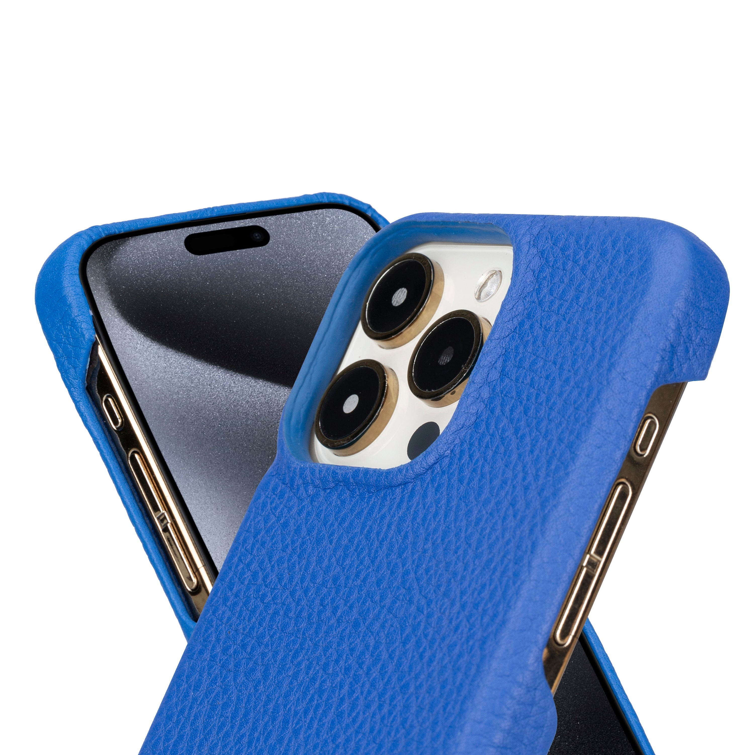 Bayelon F360 Genuine Leather Case for iPhone 15 Pro Max