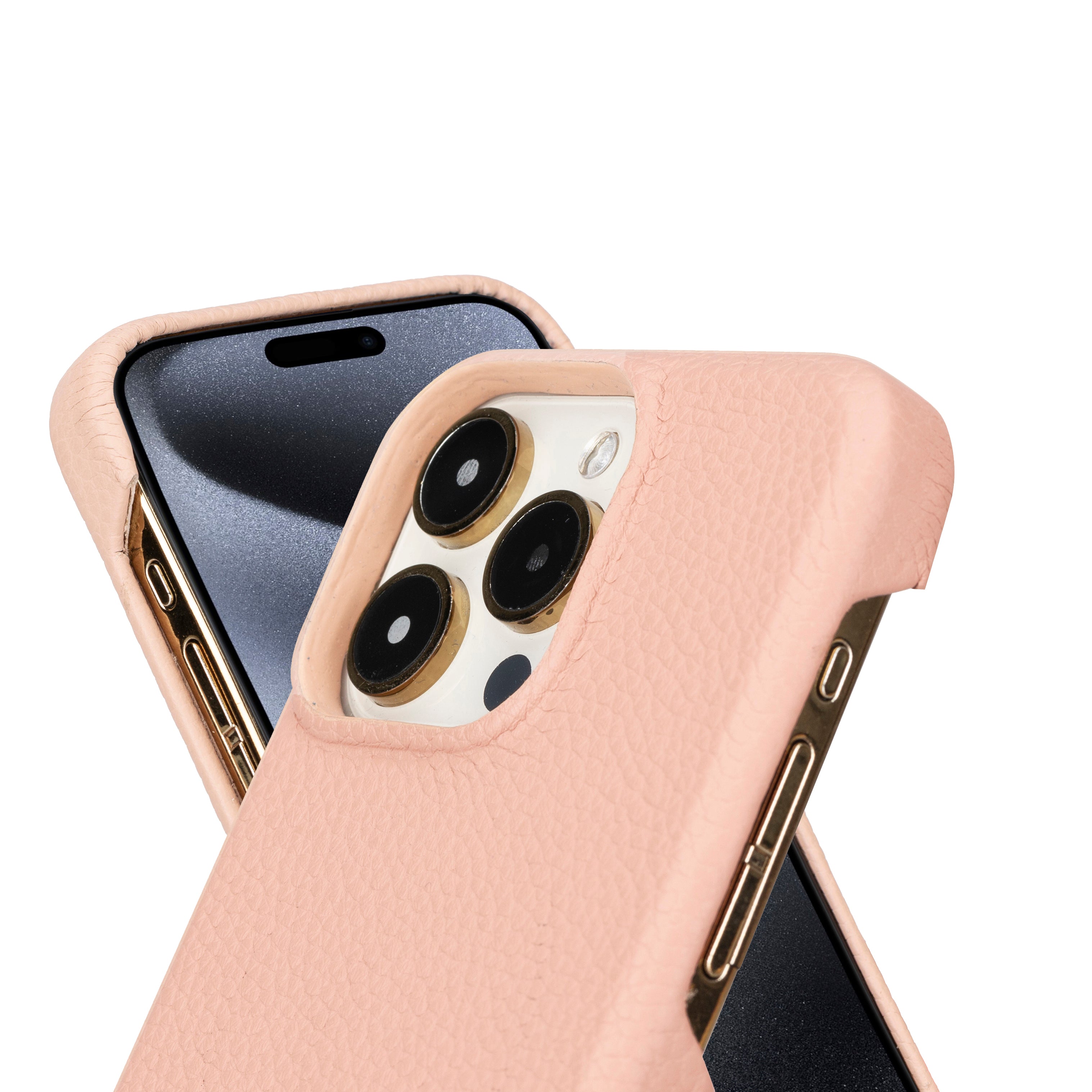 Bayelon F360 Genuine Leather Case for iPhone 15 Pro Max