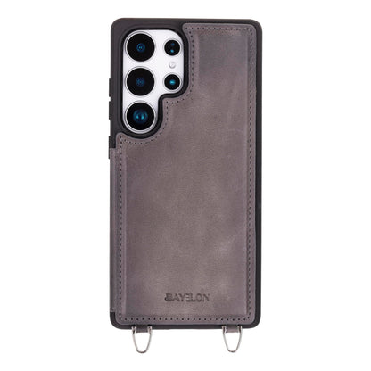 Bayelon Bayelon Crossbody Leather Wallet Case for Galaxy S25 Ultra - RFID