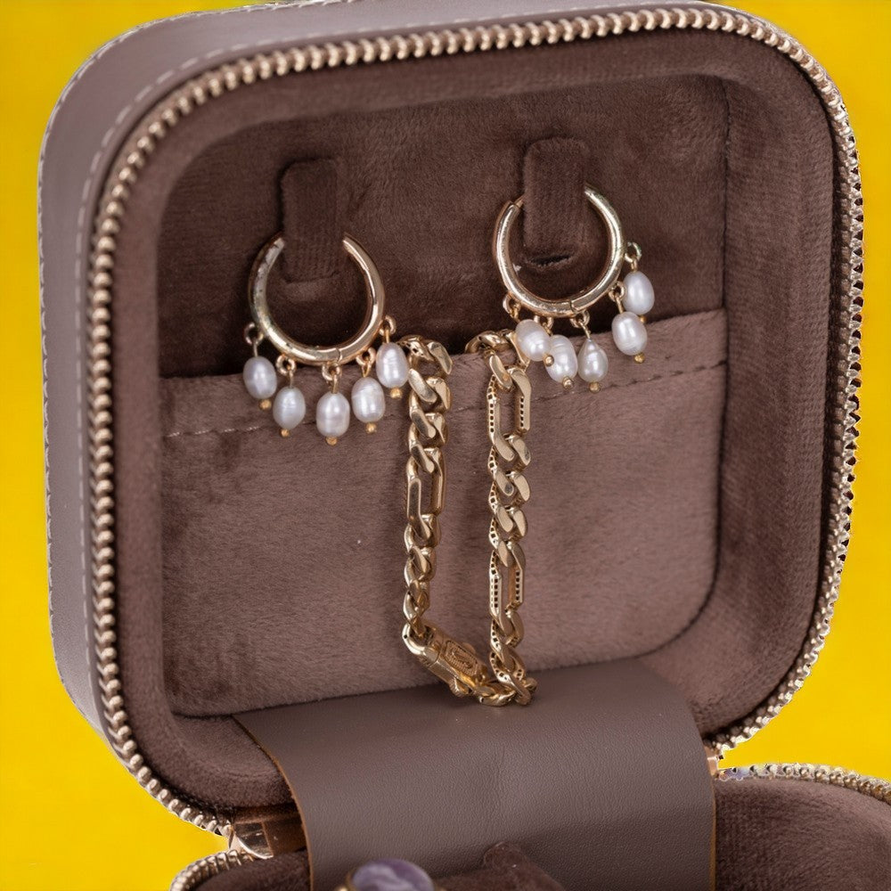 Bayelon Amanda Genuine Leather Jewelry Box