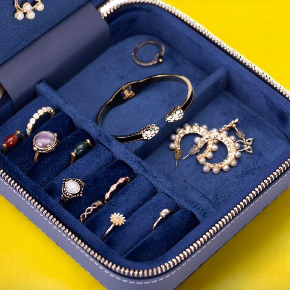 Bayelon Amanda Genuine Leather Jewelry Box