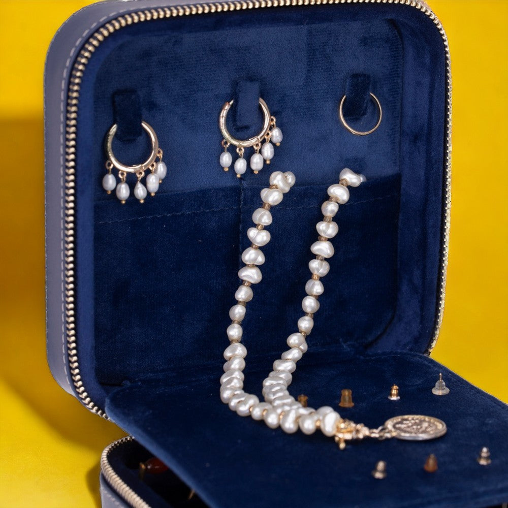 Bayelon Amanda Genuine Leather Jewelry Box