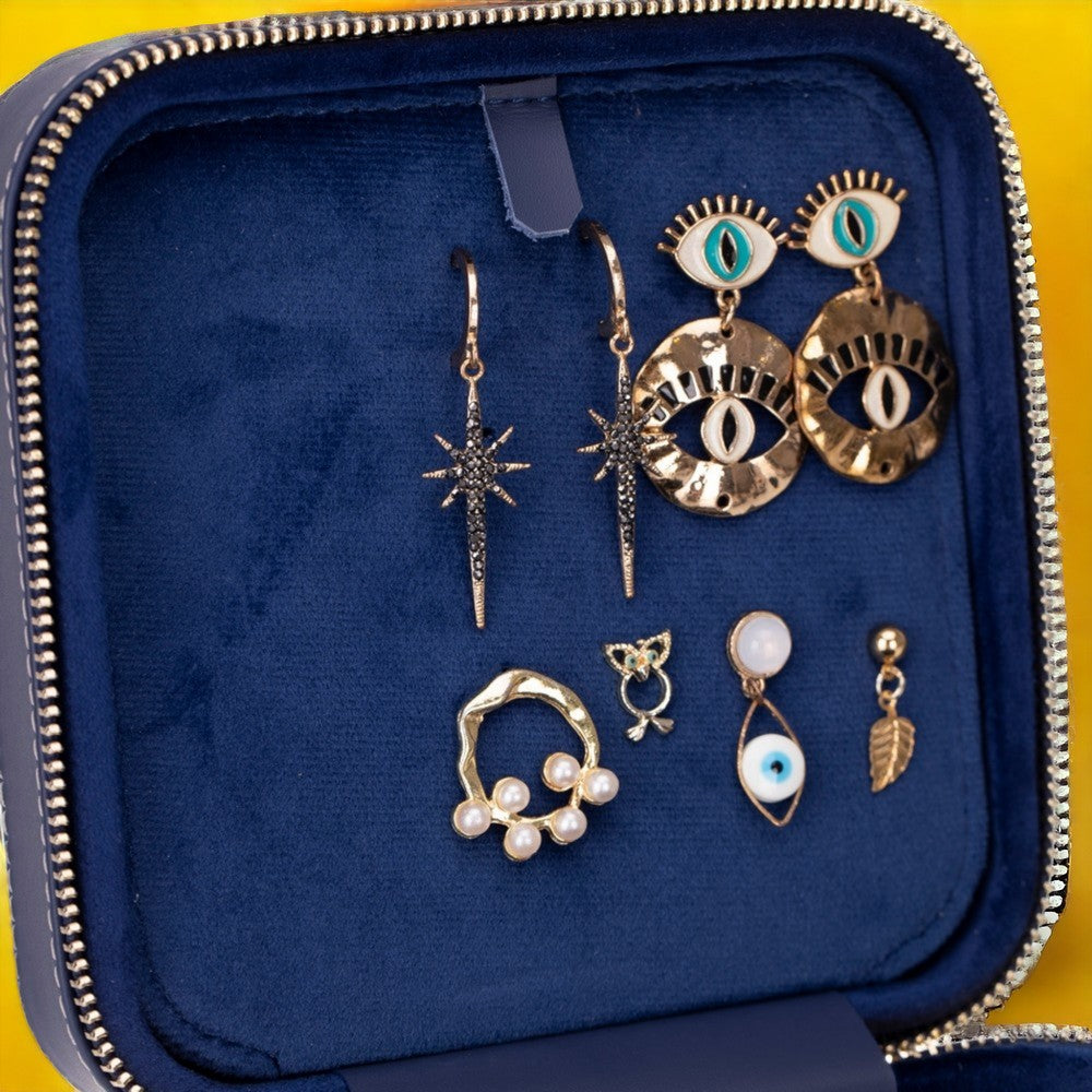 Bayelon Amanda Genuine Leather Jewelry Box