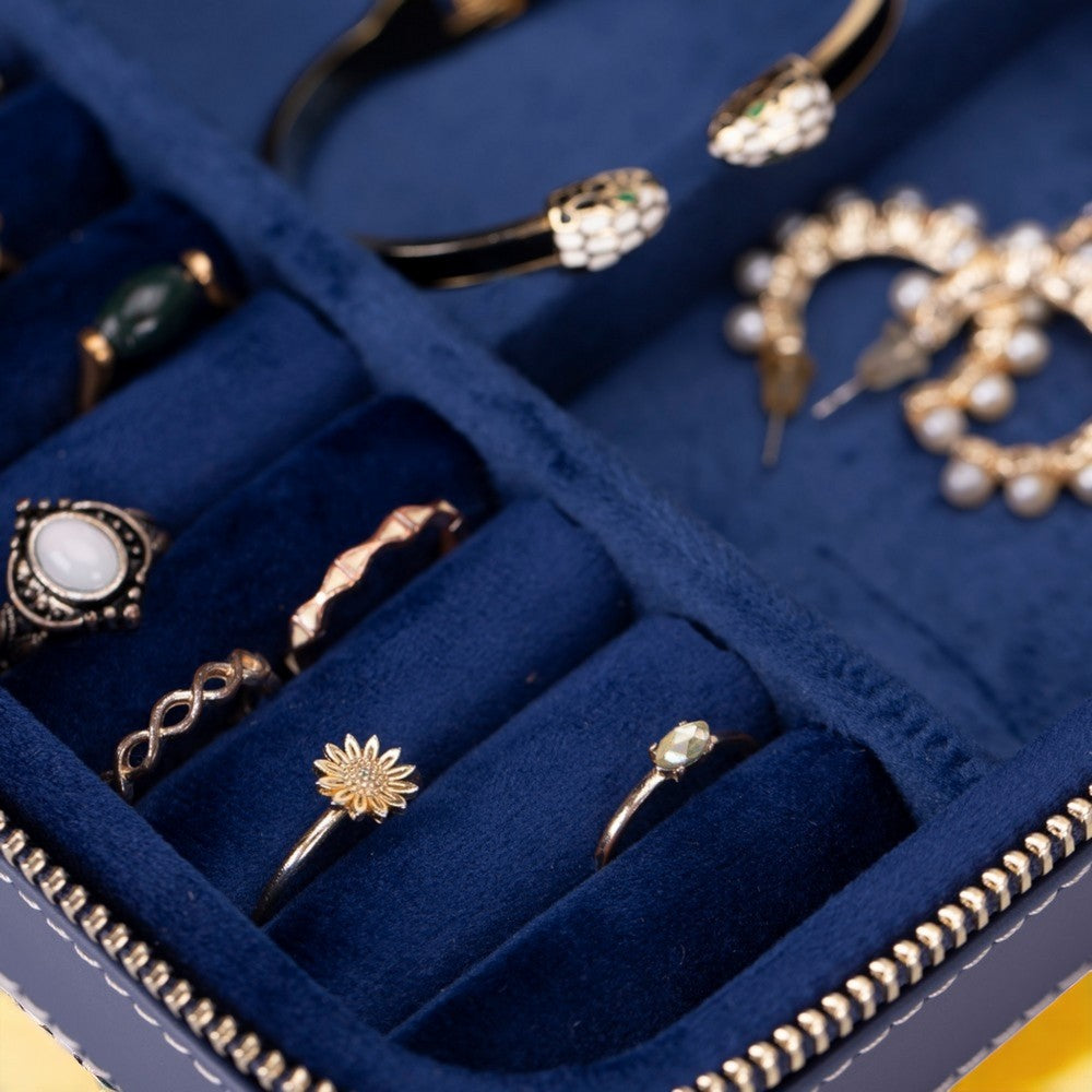 Bayelon Amanda Genuine Leather Jewelry Box