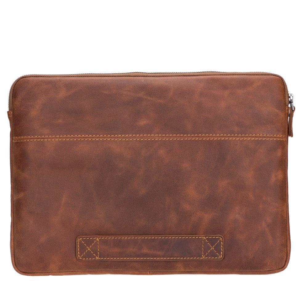Bayelon Awe Leather Laptop & Tablet Sleeve Dark Brown