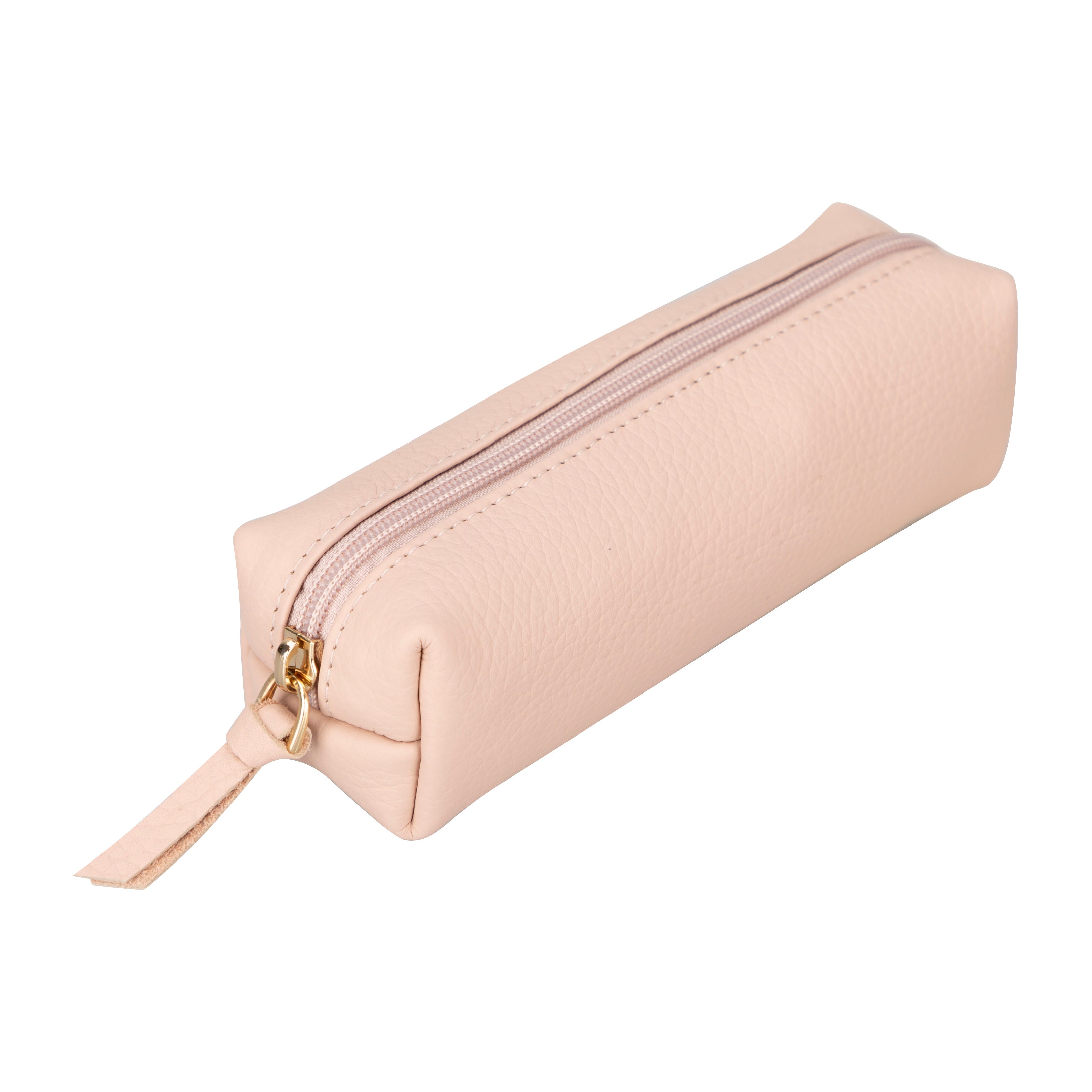 Bayelon Multibox Genuine Leather Pencil Case Peach Puff