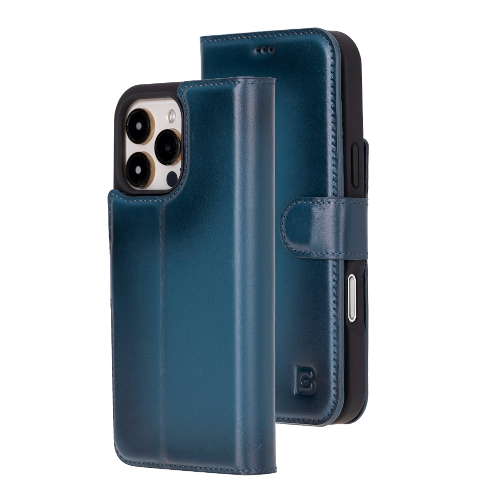 Bayelon Magic iPhone 16 Pro Max Detachable Leather Wallet Case