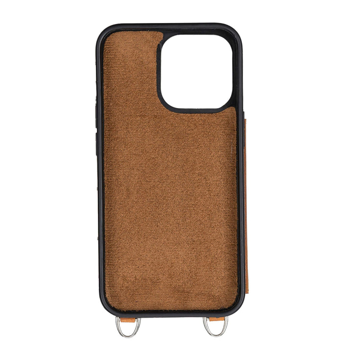 iPhone 13 Pro / iPhone 13 Pro Max Crossbody Full Grain Leather Case Bayelon
