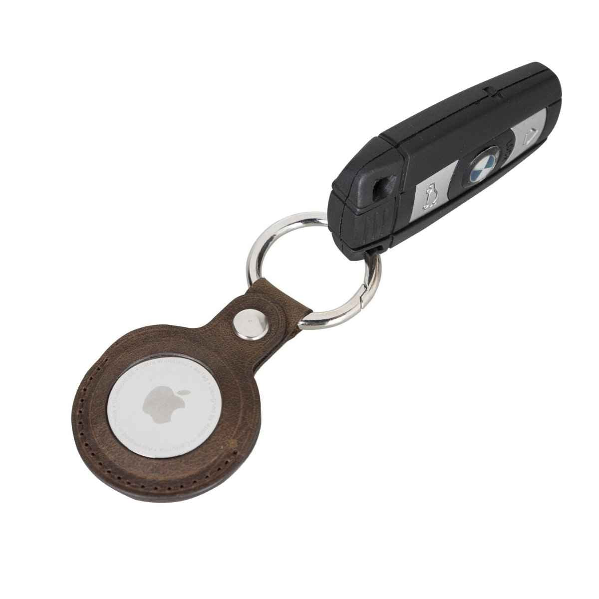 Bayelon Apple Airtag Leather Keychain