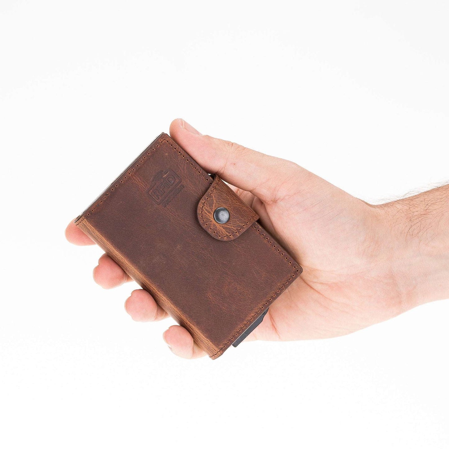 Bayelon Detachable Leather Wallet & Card Holder