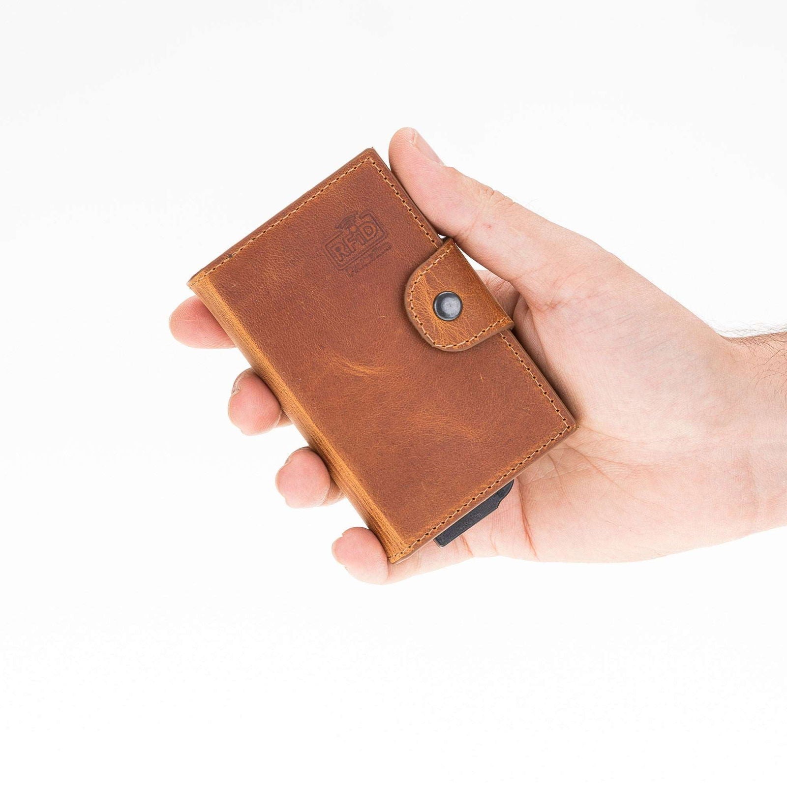 Bayelon Detachable Leather Wallet & Card Holder