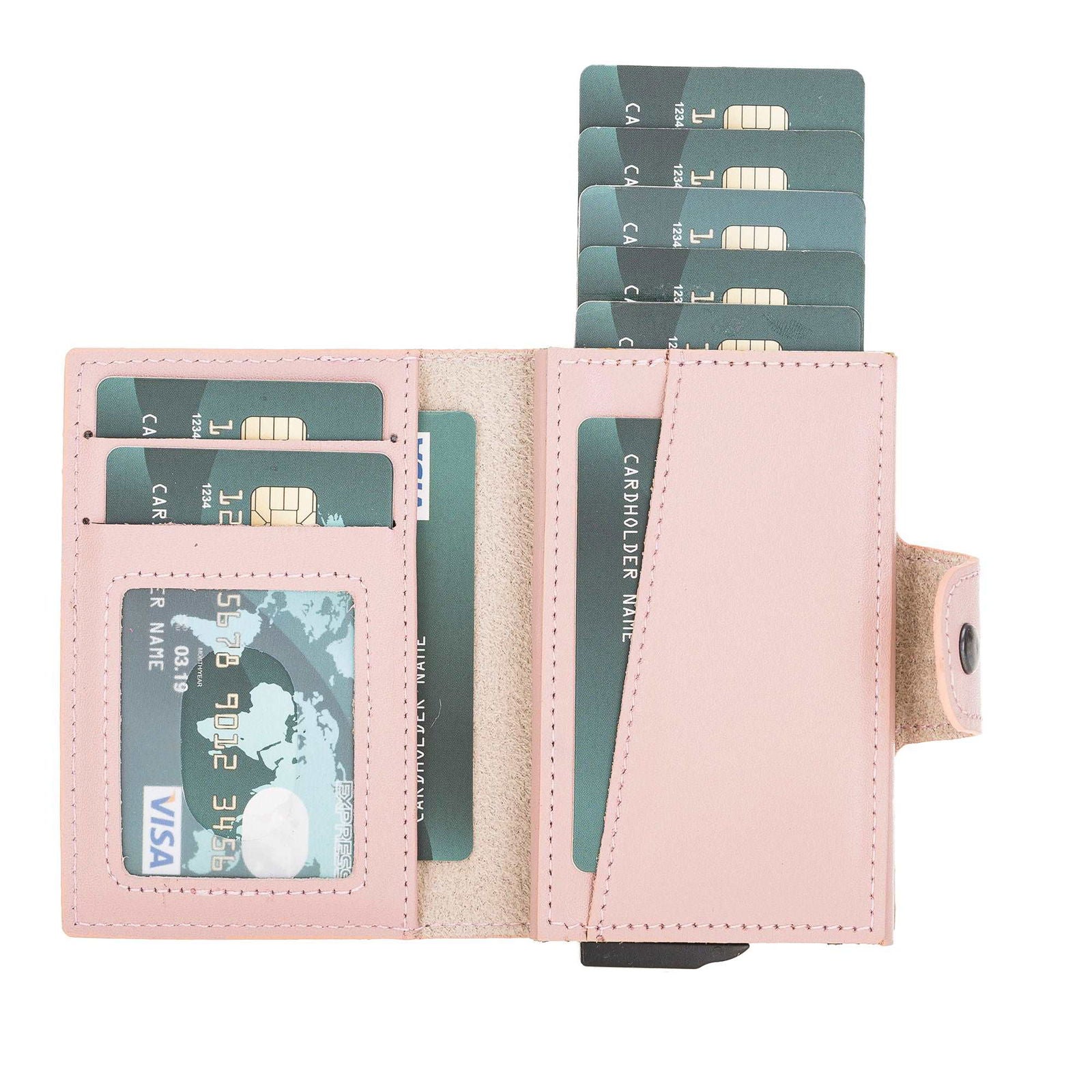 Bayelon Detachable Leather Wallet & Card Holder