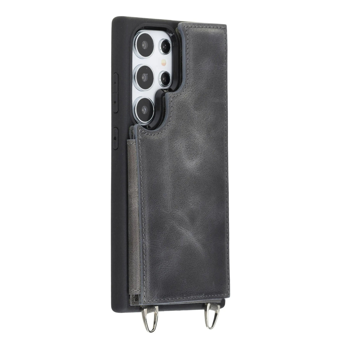 Bayelon Galaxy S24 Ultra Crossbody Leather Wallet Case