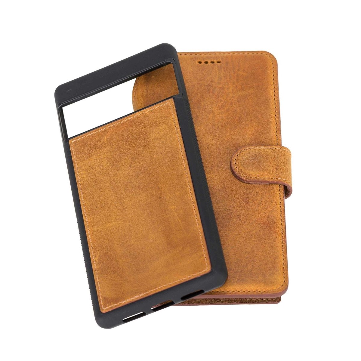 Bayelon Google Pixel 6 Pro Detachable Leather Wallet Case