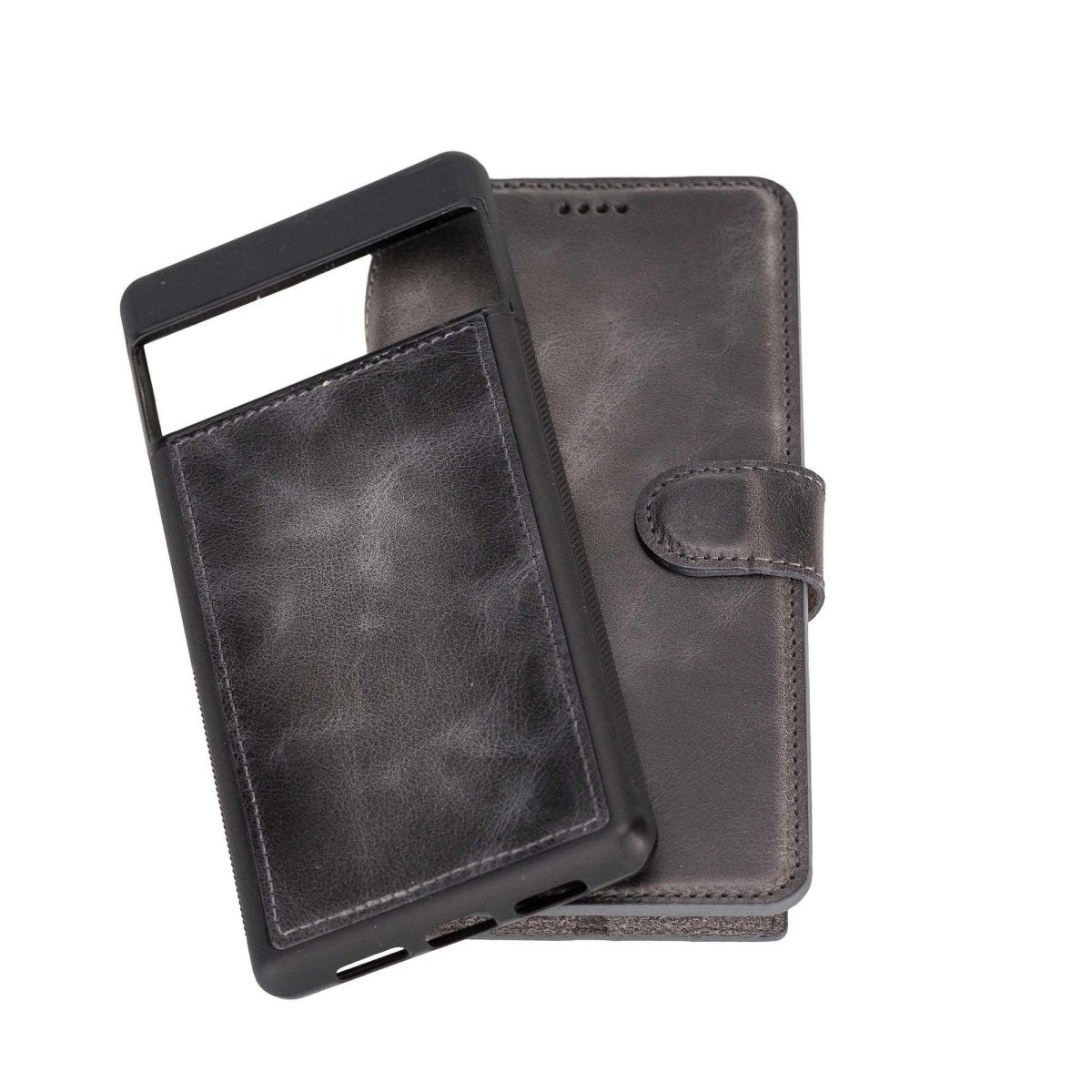 Bayelon Google Pixel 6 Pro Detachable Leather Wallet Case