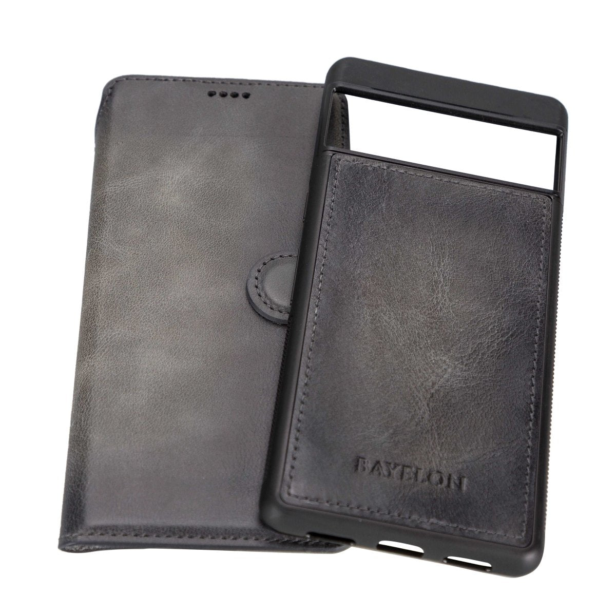 Bayelon Google Pixel 7 Pro Detachable Leather Wallet Case